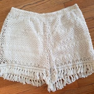 Womens Boutique Crochet Shorts